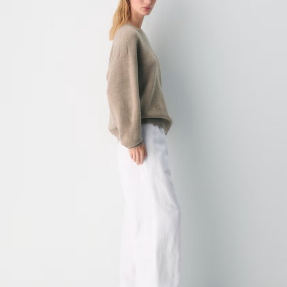 NWT Aritzia WILFRED CruiseLinen Lodge WHITE - Picture 3 of 10